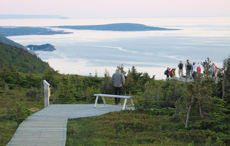 Sunset views on the Skyline Trail in Cheticamp at Cape Breton Highlands National Park