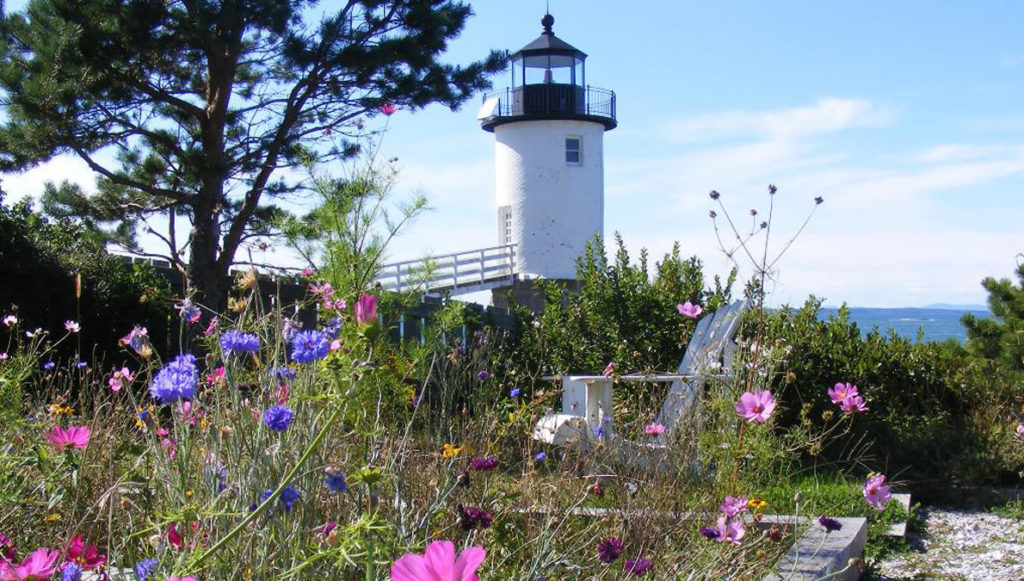 Isle au Haut's lighthouse.