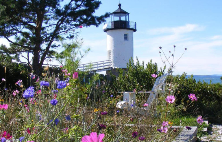 Isle au Haut's lighthouse.