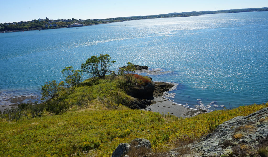 A point of land on Dudley Island