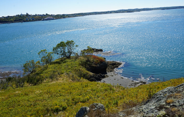 A point of land on Dudley Island