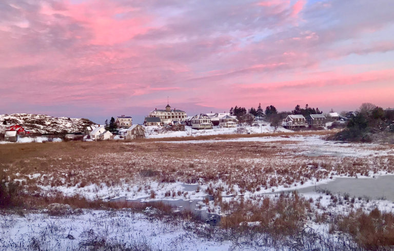 Monhegan's meadow is part of the island's freshwater aquifer.