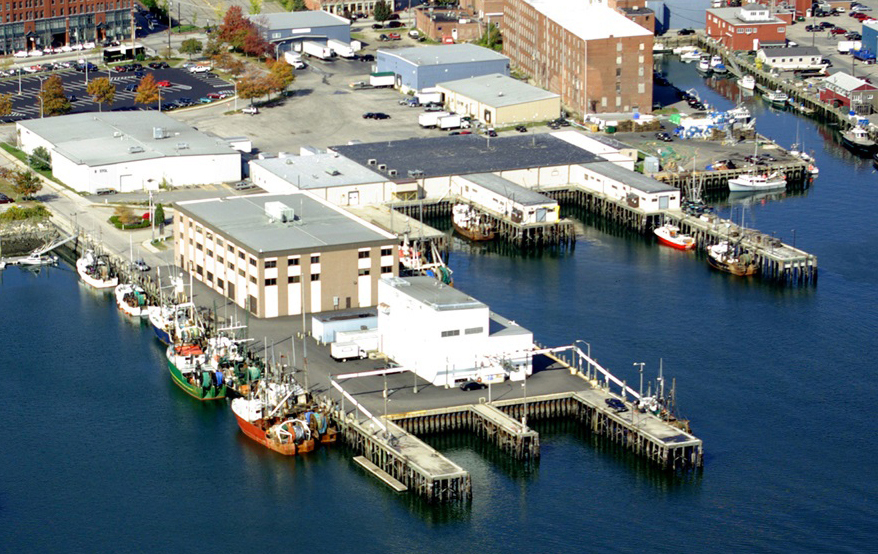 An aerial view of the business location.