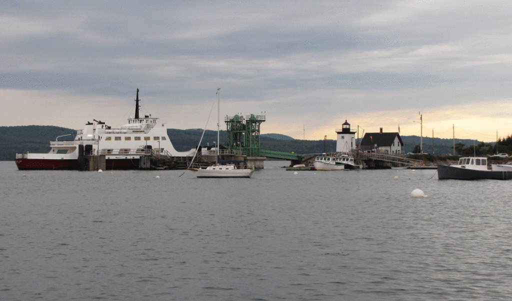 Islesboro's ferry landing.