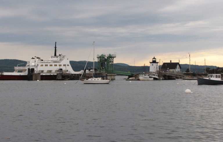 Islesboro's ferry landing.