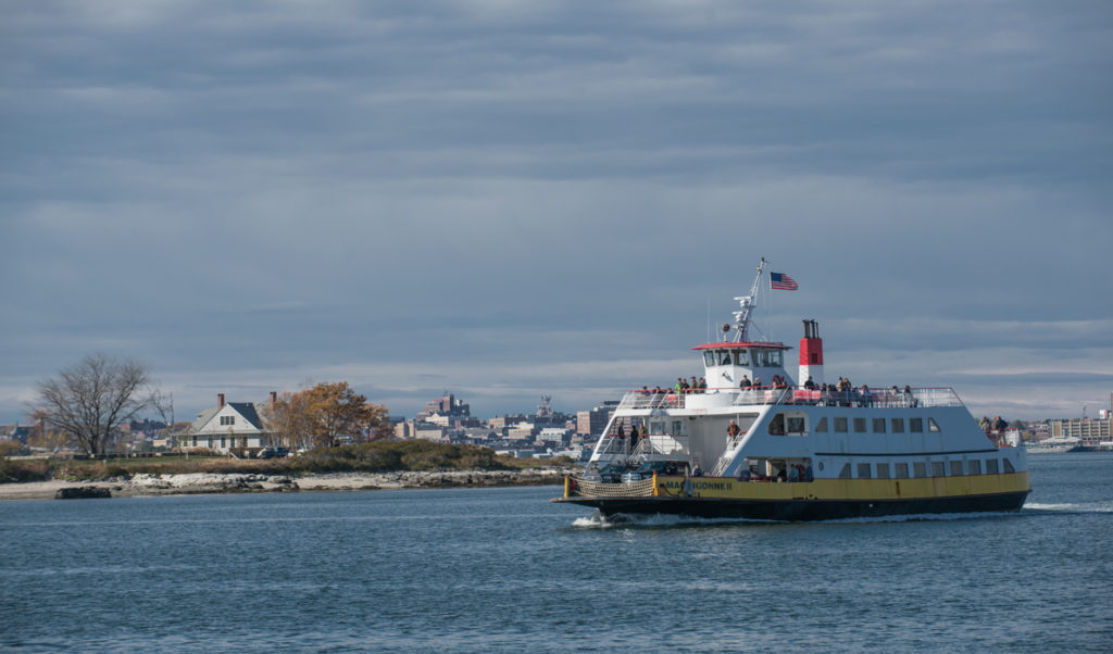 The Machigonne II near Peaks Island.