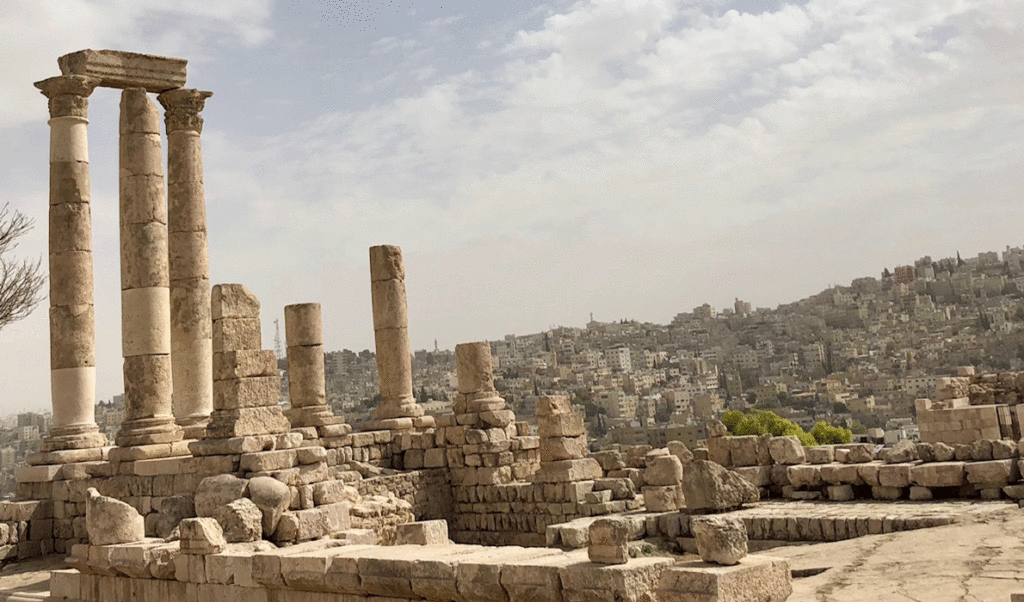 The Temple of Hercules in Amman