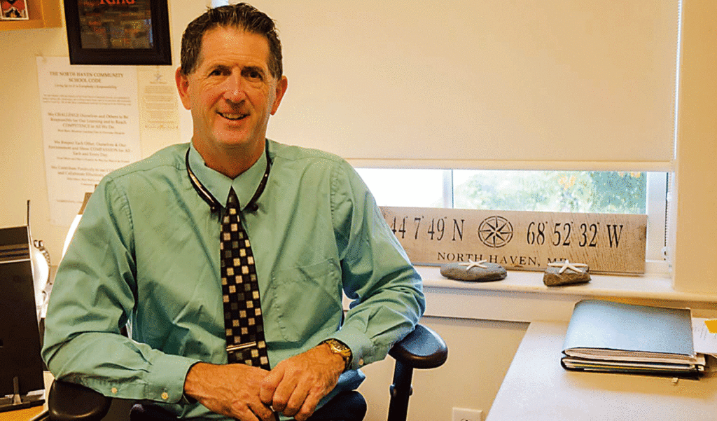 Ken Spinney is the new principal at North Haven Community School.