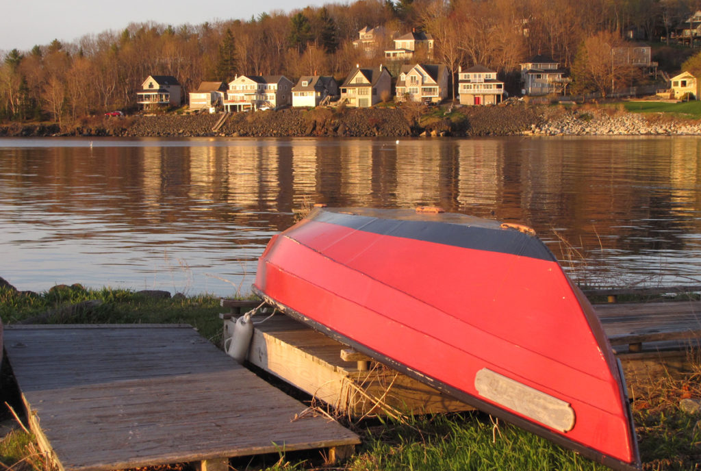 Rockland's Snow Marine Park on a spring morning.