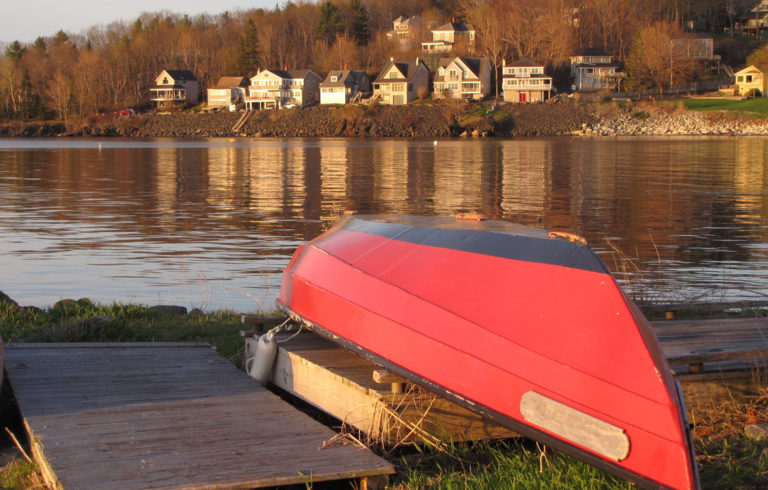 Rockland's Snow Marine Park on a spring morning.