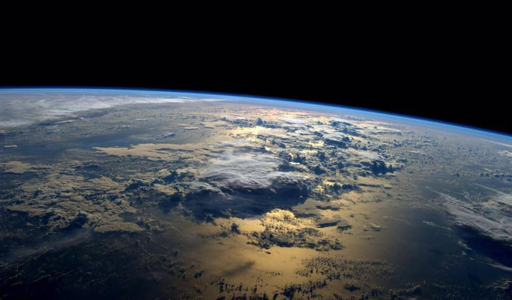 The Earth seen from space.