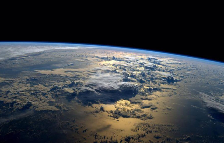 The Earth seen from space.