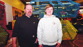 KELLI PARK Philip Donovan, left, with his son Harley.