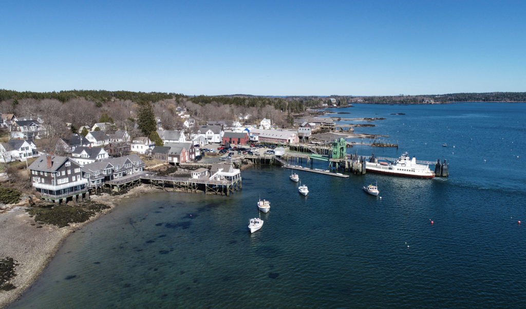 A view of North Haven from the air.