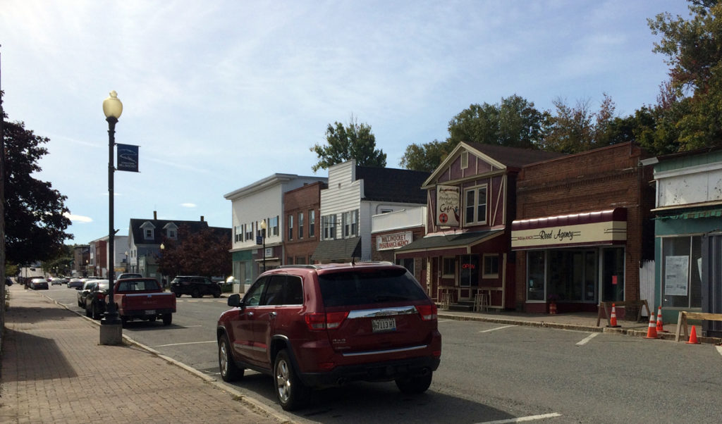 Downtown Millinocket.