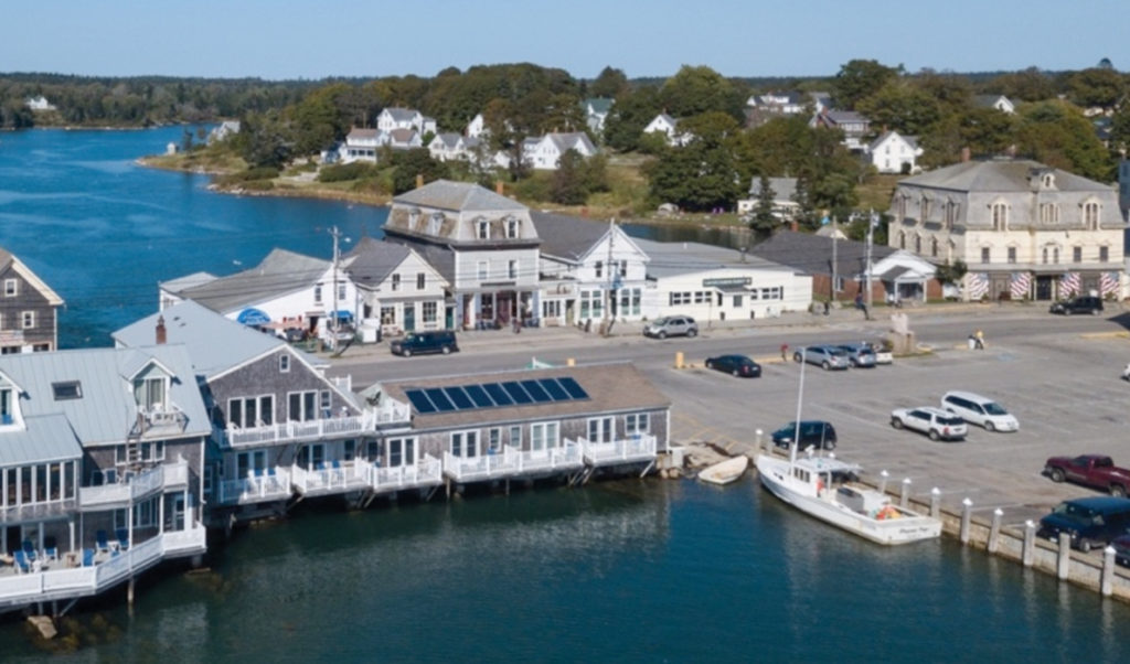 A view of part of Vinalhaven’s Main Street