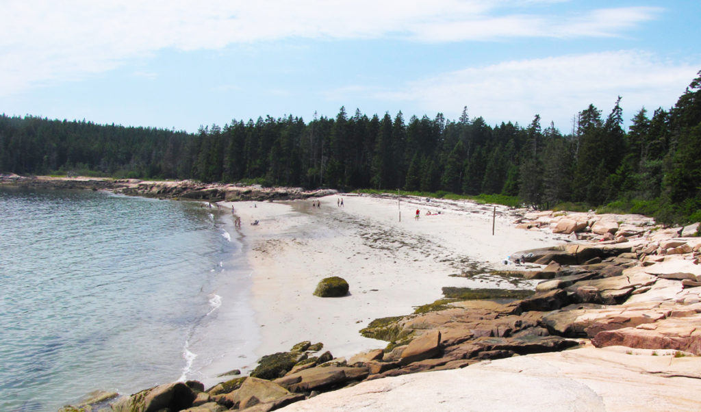 Fine Sand Beach on Swan's Island.