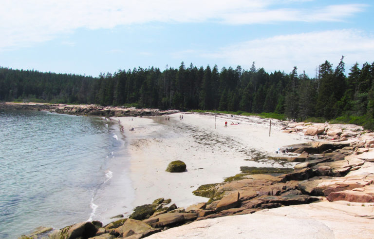 Fine Sand Beach on Swan's Island.