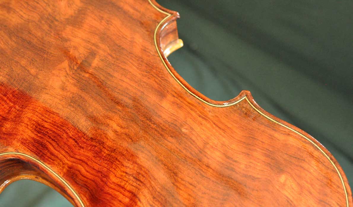 Pretty wood, pretty tones— Peter Gallant builds violins with unusual
