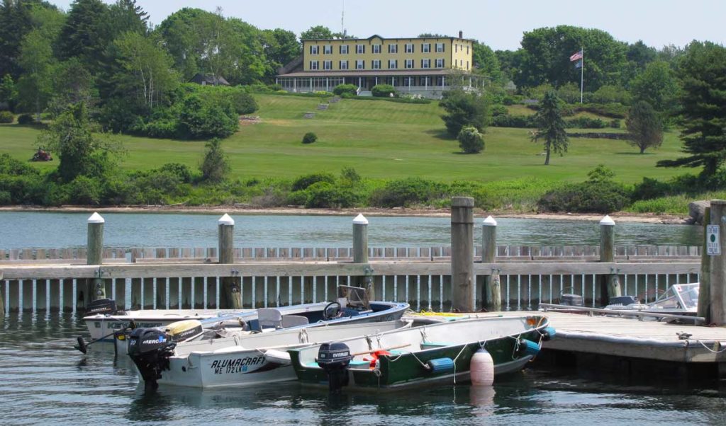 Chebeague Island's Stone Pier is at risk of damage from sea level rise.