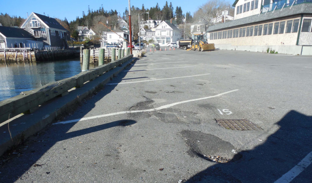 Sink holes are visible in this photo