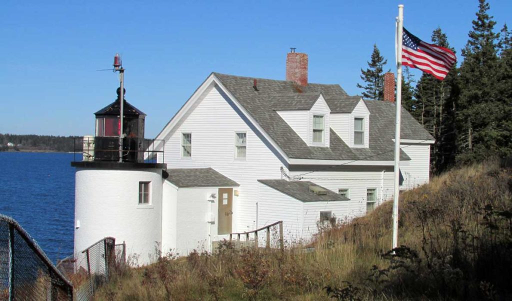 Brown's Head Light on Vinalhaven overlooks the Fox Islands Thoroughfare.