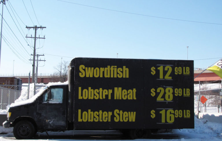 Fish prices in Portland in January 2015.