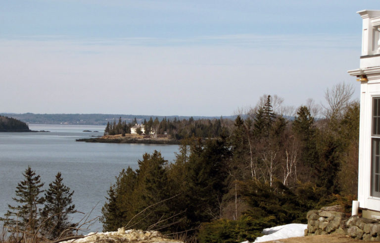 Looking north from the western shore of Islesboro