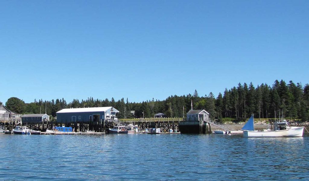 The waterfront on Islesford (Little Cranberry Island).