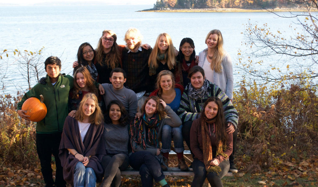 College of the Atlantic students who are part of the U.N.'s climate change negotiations.