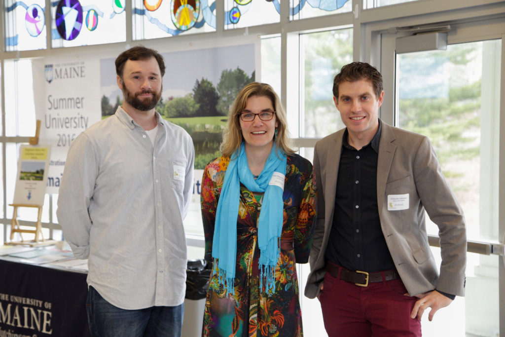 Archipelago Director Lisa Mossel Vietze with presenters Jared Cowan and Orlando Johnson