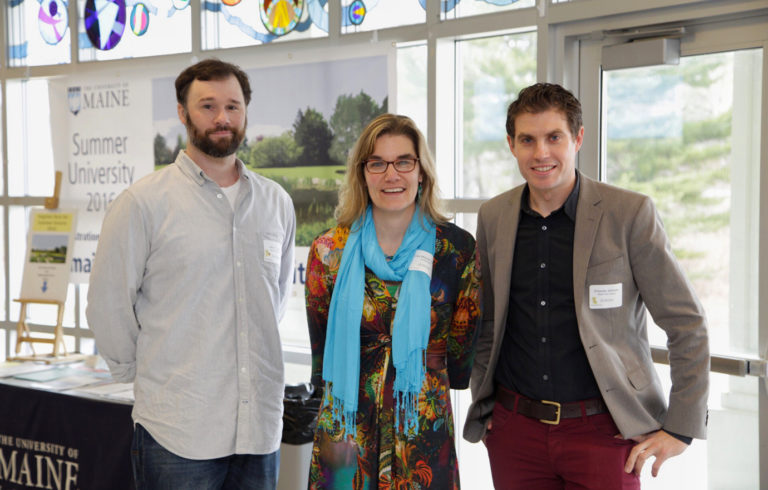 Archipelago Director Lisa Mossel Vietze with presenters Jared Cowan and Orlando Johnson