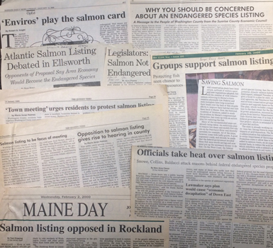 Newspaper collage