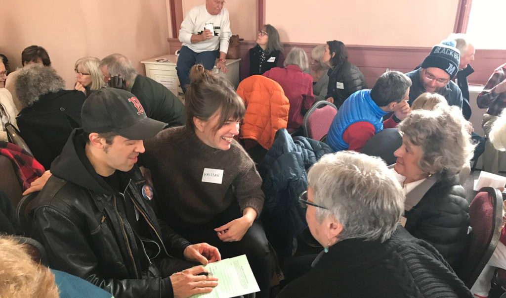 Bath residents gathered to discuss their future as a community.