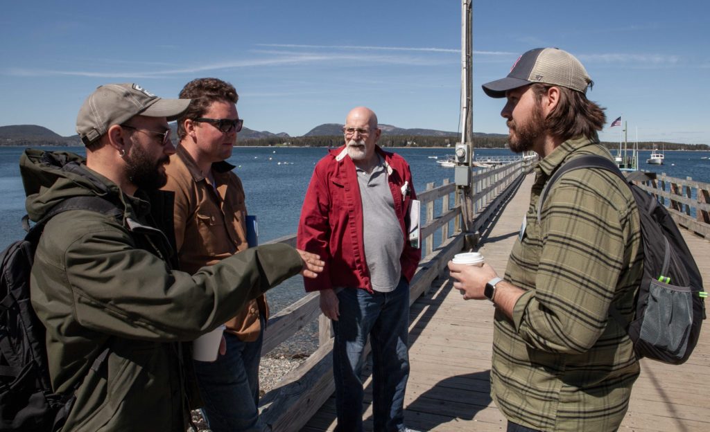 Residents from five Maine islands and two coastal communities recently joined the Island Institute for a community broadband tour of the Cranberry Isles