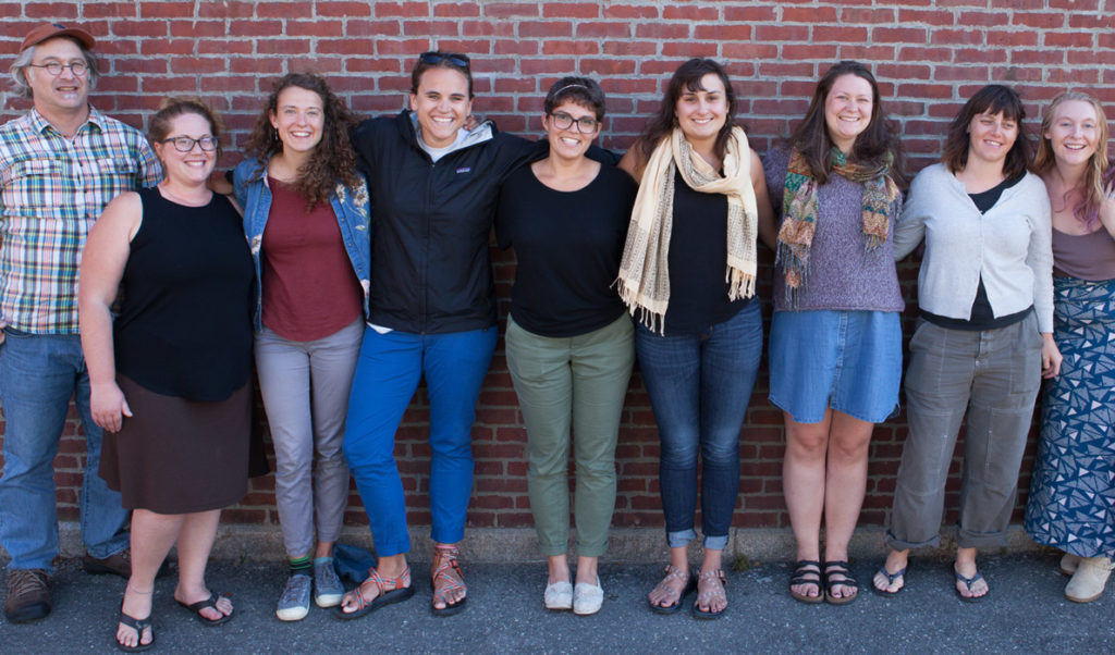 The 2017-2018 Island Fellow class; Ken Gross is at far left.