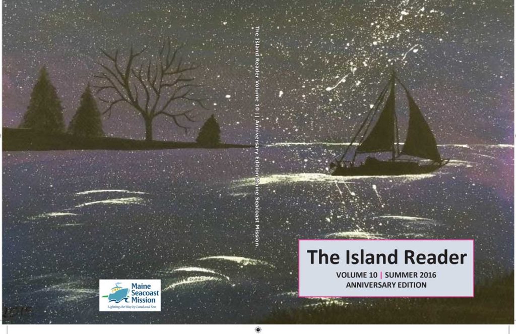 The cover art for the 2016 edition of The Island Reader was created by Islesboro student Cheyenne Houle.