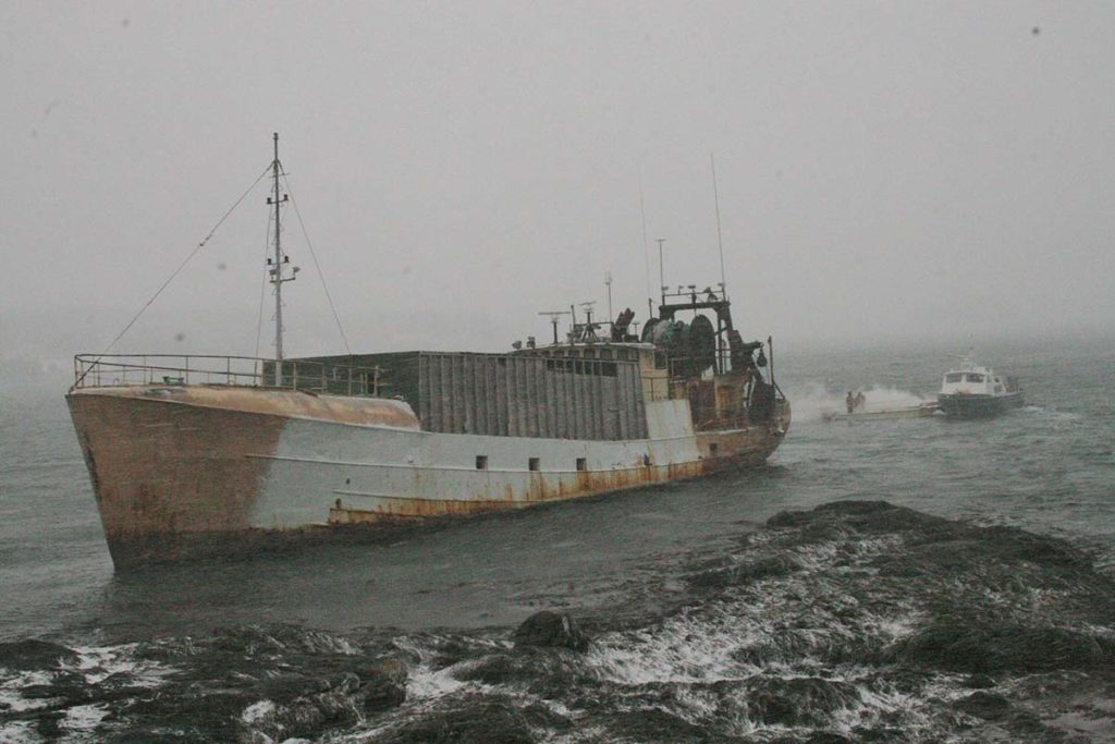 The fishing vessel Westward