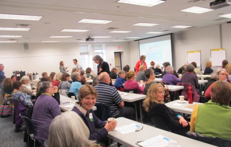 Nearly 150 people from all over the state came to the Artists and Makers Conference held last April at the Hutchinson Center in Belfast. Many were interested in learning more about consignment.