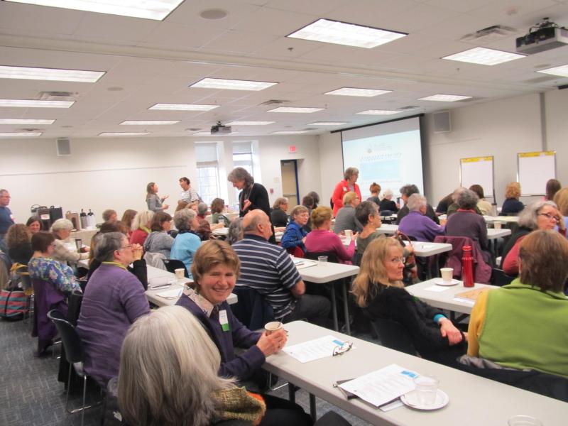 Nearly 150 people from all over the state came to the Artists and Makers Conference held last April at the Hutchinson Center in Belfast. Many were interested in learning more about consignment.