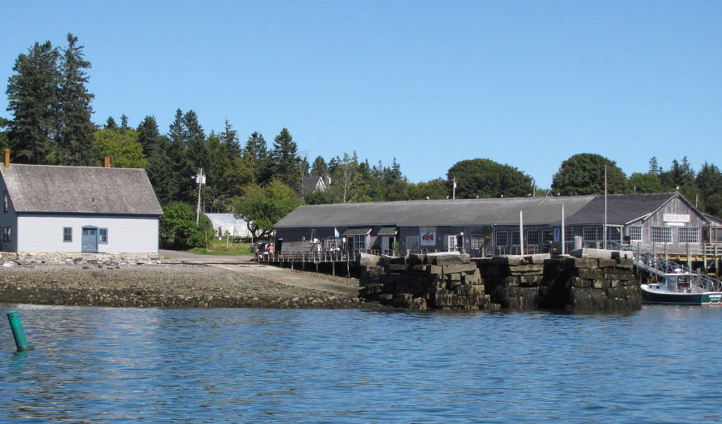 Islesford's waterfront in late spring.