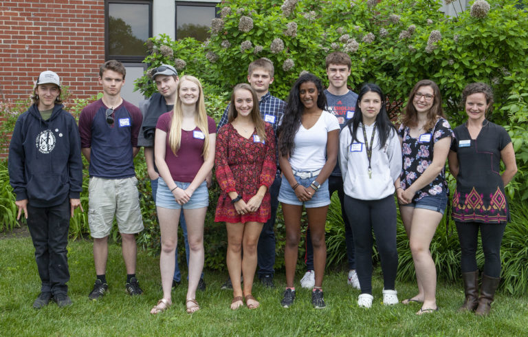 Graduating MAP19 seniors and incoming MAP20 students connect and learn from each other during the annual MAP Send-Off and Induction and Summer Leadership Intensive at Thomas College.