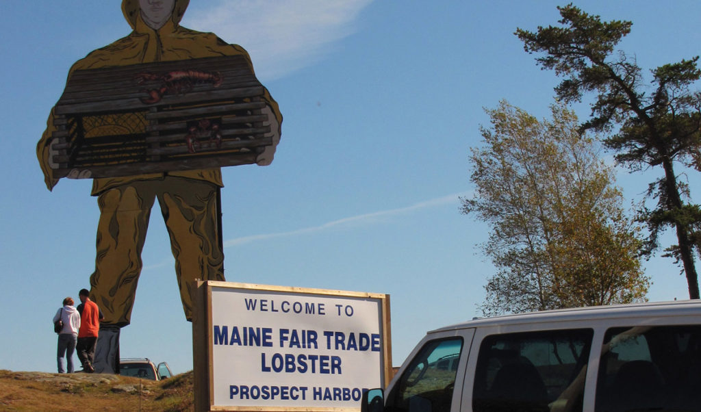 The former sardine packing plant in Prospect Harbor is now a lobster processing facility.