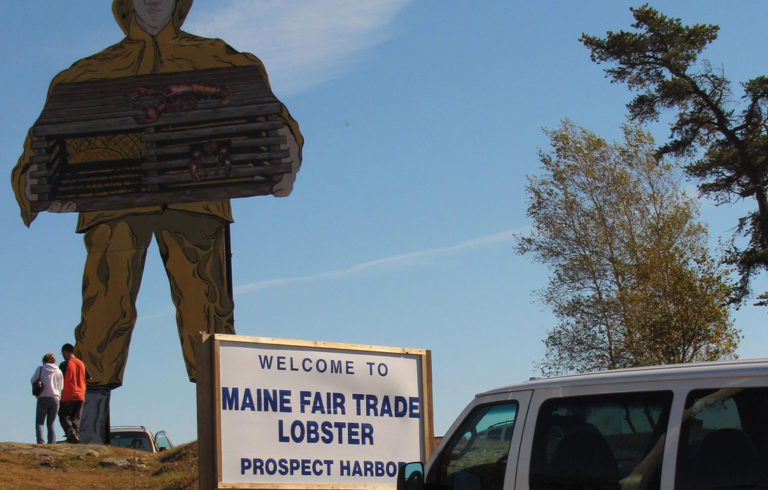 The former sardine packing plant in Prospect Harbor is now a lobster processing facility.