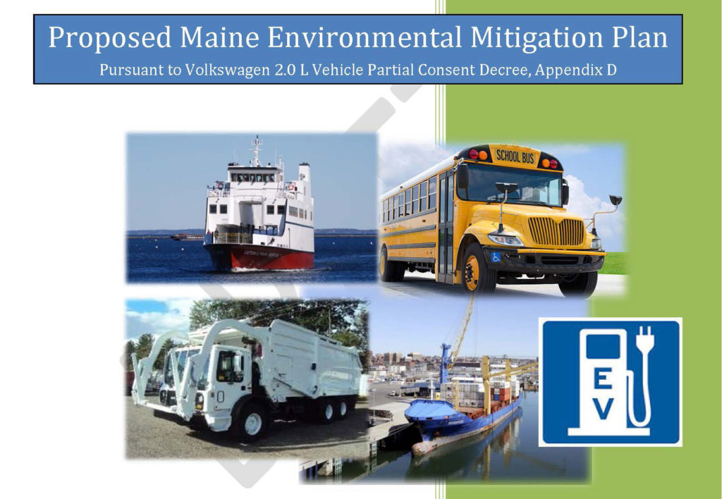 MaineDOT is accepting public comment through January 15th on its draft Beneficiary Mitigation Plan for the Volkswagen Diesel Emissions Settlement.