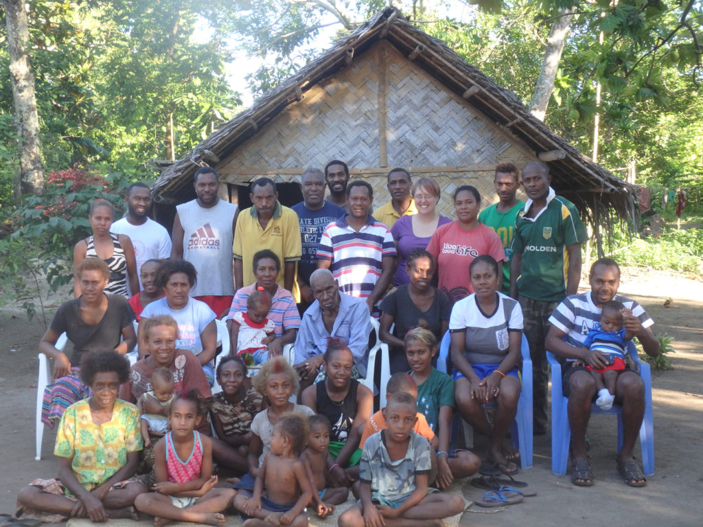 A part of Mansosoi and Kate's immediate family gathered to celebrate Christmas