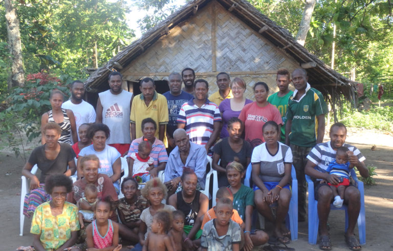 A part of Mansosoi and Kate's immediate family gathered to celebrate Christmas