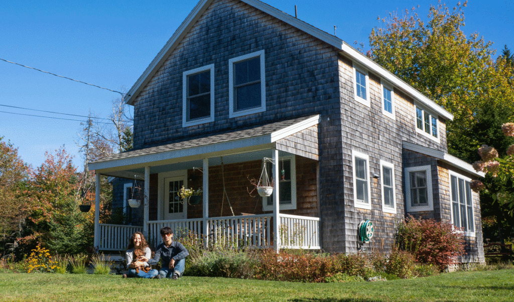 The author and her husband