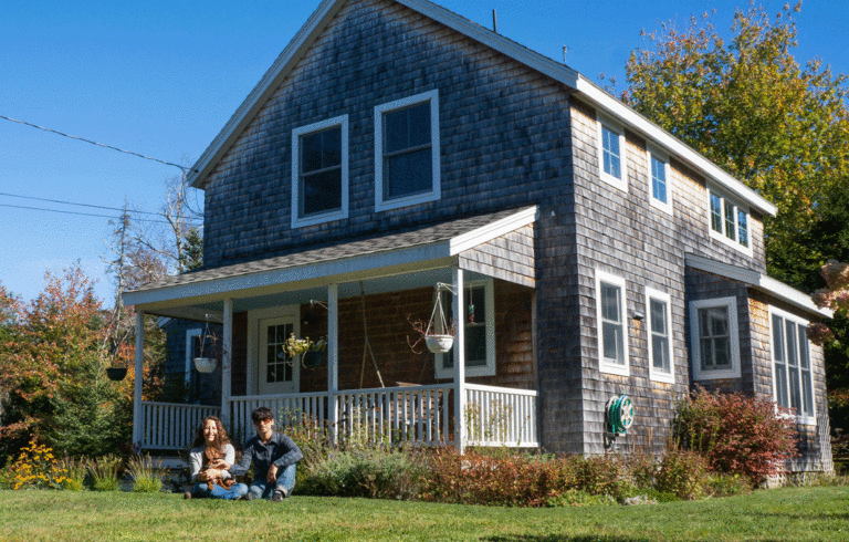 The author and her husband