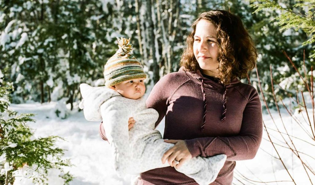 Courtney Naliboff and her daughter.